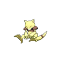 Shiny Abra as it appears in Ultra Sun & Ultra Moon