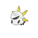 Shiny Larvesta as it appears in Ultra Sun & Ultra Moon