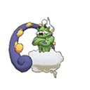 Shiny Tornadus as it appears in Sun & Moon