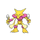 Shiny Alakazam as it appears in Ultra Sun & Ultra Moon