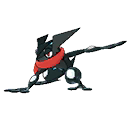 Shiny Greninja as it appears in Sun & Moon