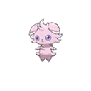 Shiny Espurr as it appears in Ultra Sun & Ultra Moon
