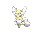Shiny Meowstic as it appears in Ultra Sun & Ultra Moon
