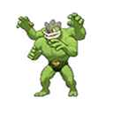 Shiny Machamp as it appears in Ultra Sun & Ultra Moon