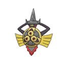 Shiny Aegislash as it appears in Sun & Moon