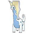 Shiny Aurorus as it appears in Sun & Moon