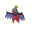 Shiny Hawlucha as it appears in Sun & Moon