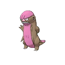Shiny Gumshoos as it appears in Ultra Sun & Ultra Moon