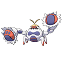 Shiny Crabominable as it appears in Sun & Moon
