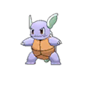 Shiny Wartortle as it appears in Ultra Sun & Ultra Moon