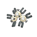 Shiny Magneton as it appears in Ultra Sun & Ultra Moon