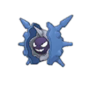 Shiny Cloyster as it appears in Ultra Sun & Ultra Moon