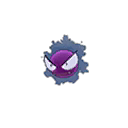 Shiny Gastly as it appears in Ultra Sun & Ultra Moon