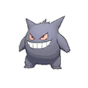 Shiny Gengar as it appears in Ultra Sun & Ultra Moon