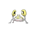 Shiny Krabby as it appears in Sun & Moon